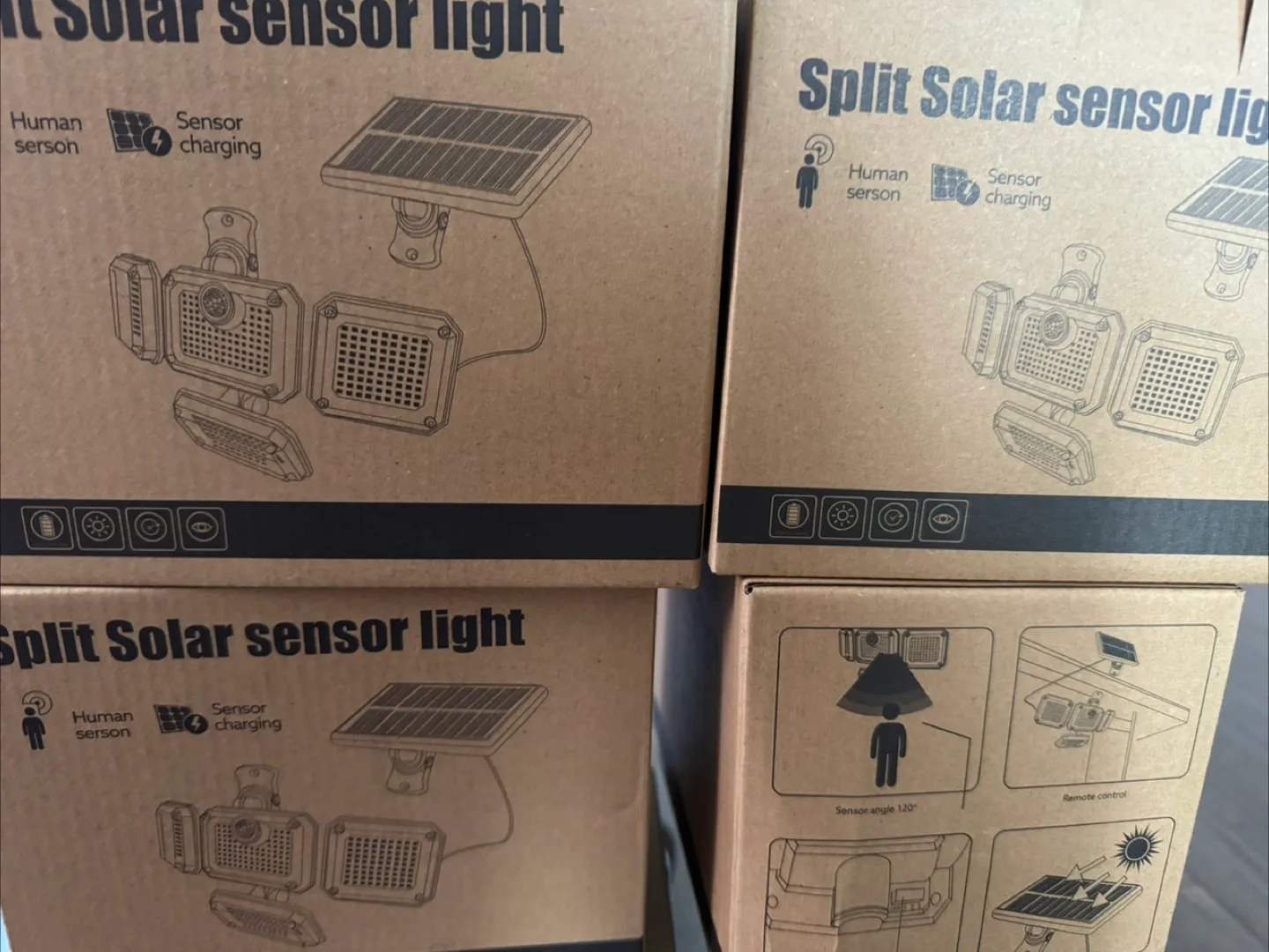 New* solar sensor LED lights image indicator(4)