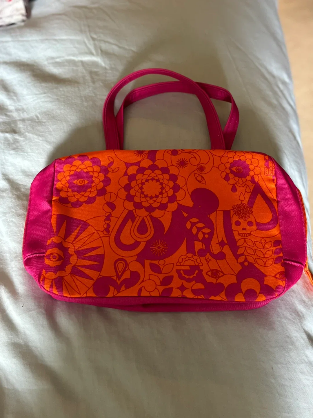 Amika Makeup/Cosmetic Bag - Pink & Orange image indicator(4)