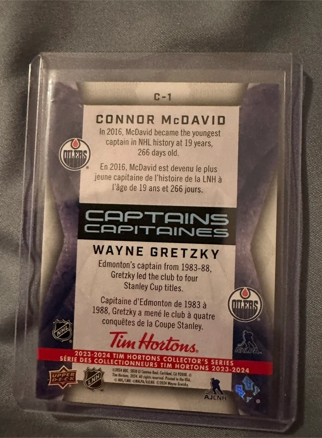 Tim Hortons 2023-2024 Collector's Series Hockey Cards image indicator(5)