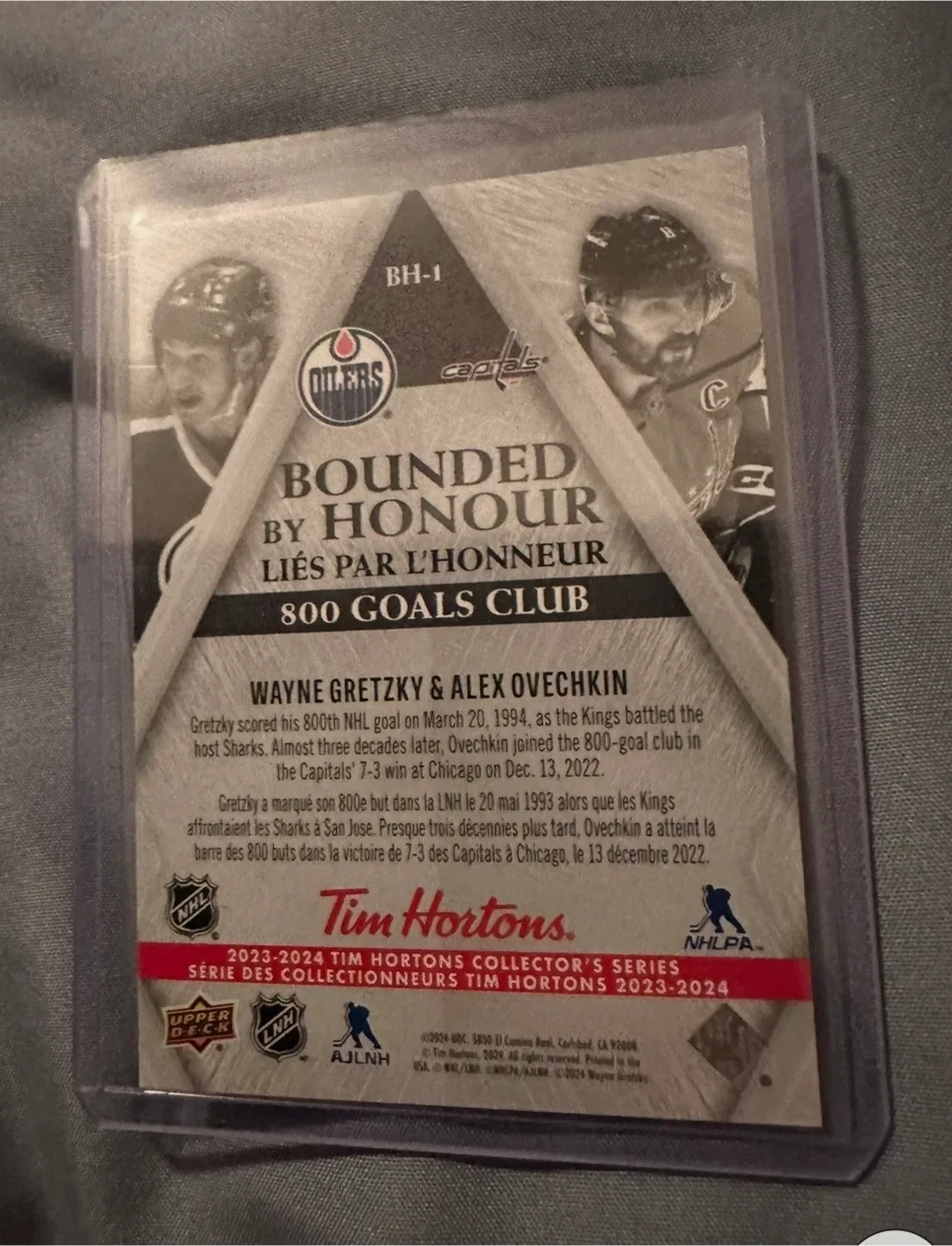 Tim Hortons 2023-2024 Collector's Series Hockey Cards image indicator(2)