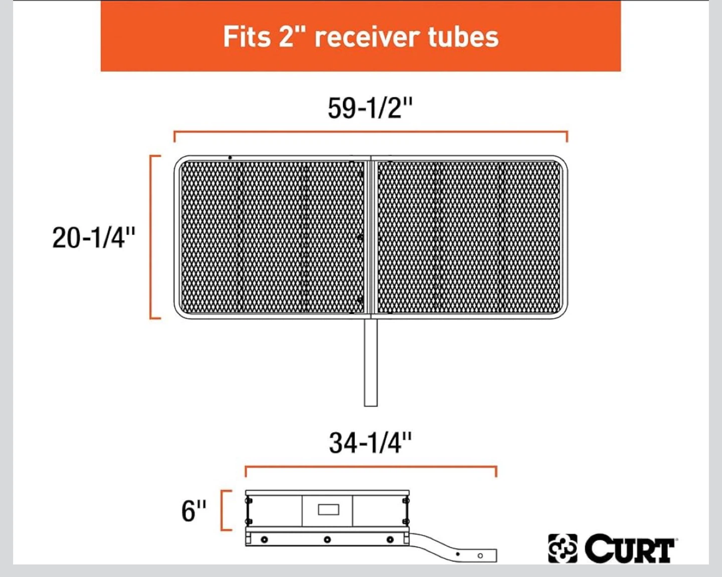 CURT Cargo Carrier - Fits 2" Receiver Tubes - photo 2