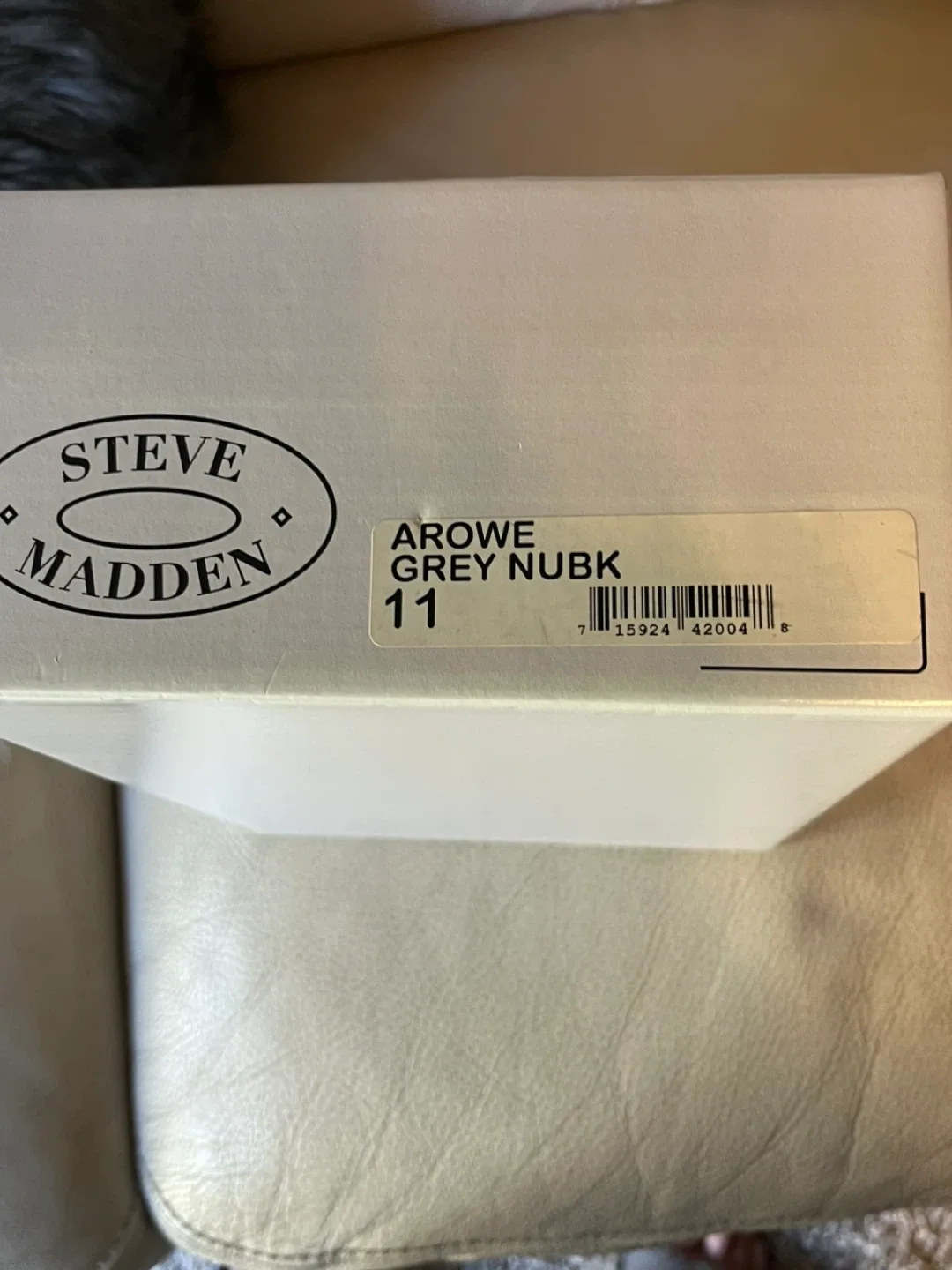 Steve Madden Arowe Grey Nubuck Booties - Size 11 image indicator(3)