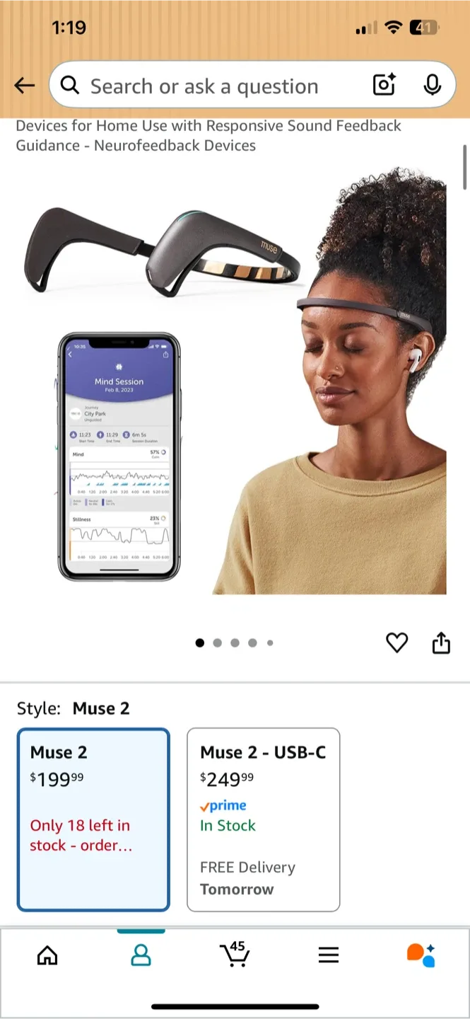 Muse 2 Brain Sensing Headband image indicator(3)