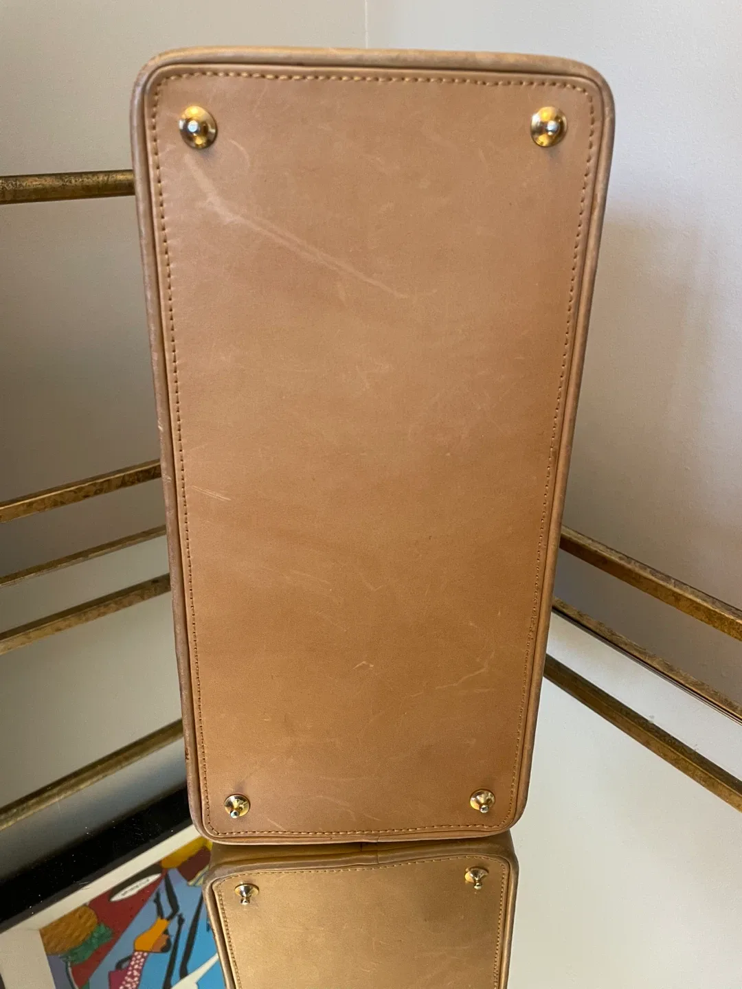 Vintage Floral Tapestry Luxury Handbag image indicator(5)