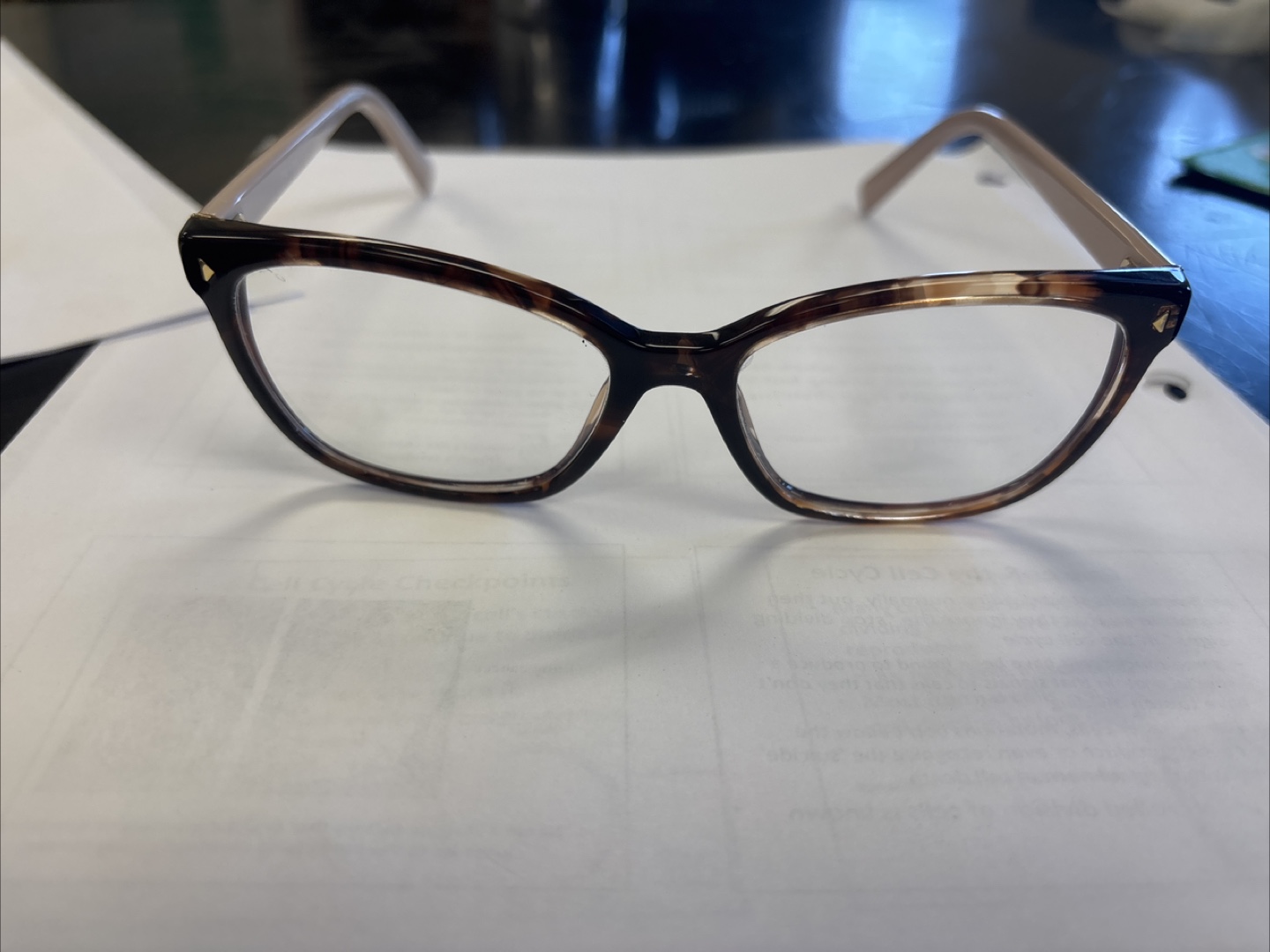 Prada PR 15ZV Tortoise Shell Eyeglasses Size 53-16-145 - photo 3