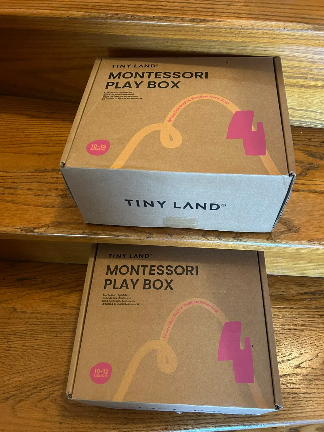 BNIB Giftable Tiny Land Montessori Toy Set (10-12M) image indicator(7)