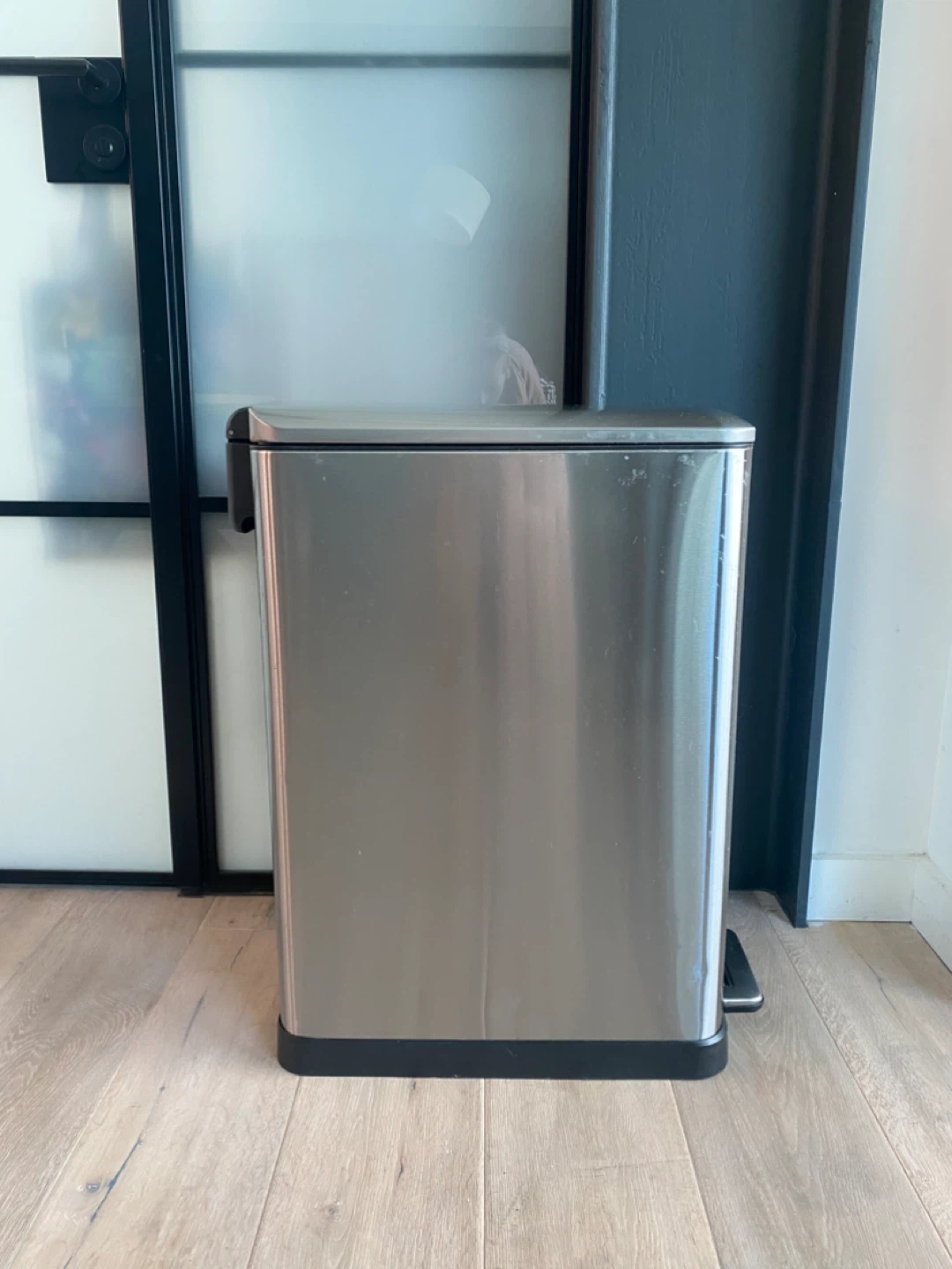 Home Zone Rectangular Step Trash Can - photo 2