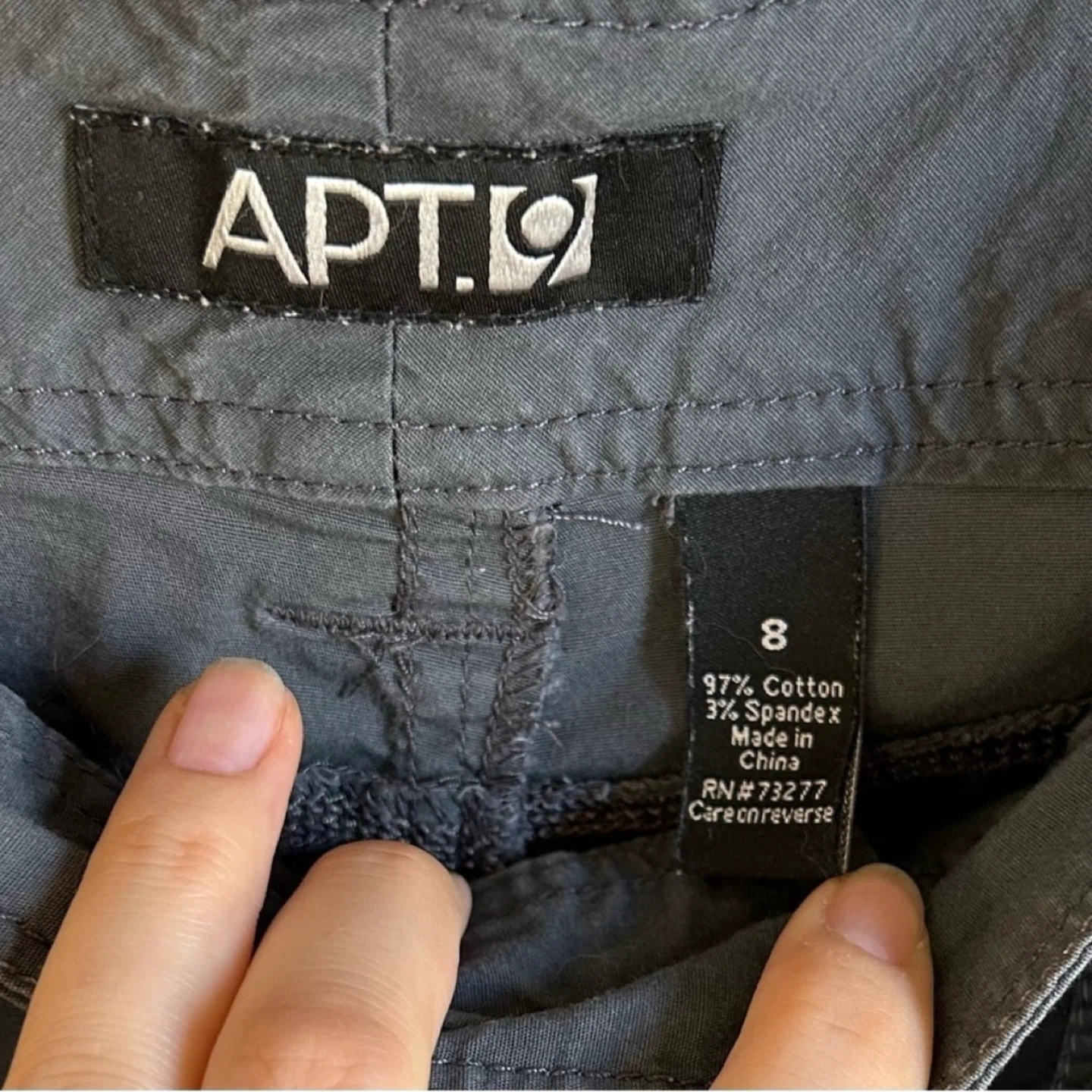 Apt 9 Utility Style Cuffed Cargo Capris Womens Size 8 - photo 5