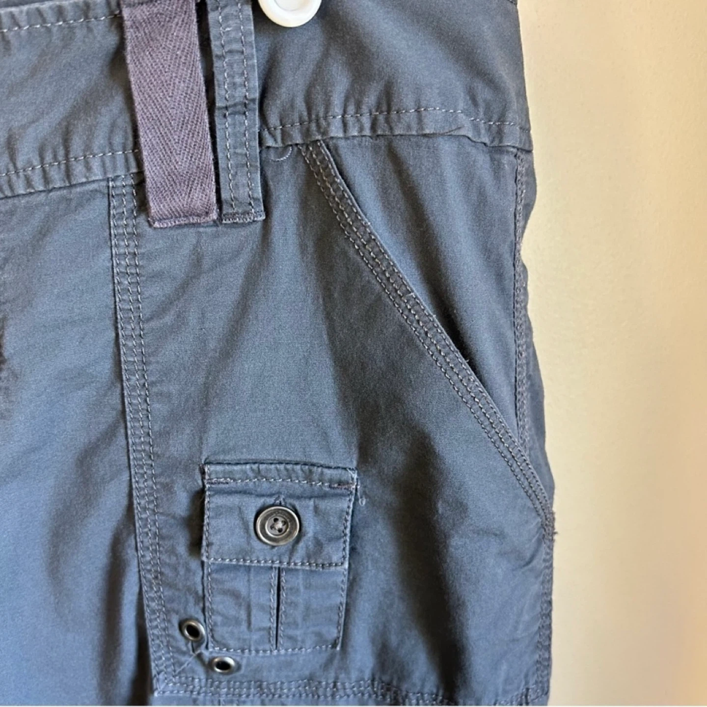 Apt 9 Utility Style Cuffed Cargo Capris Womens Size 8 - photo 4