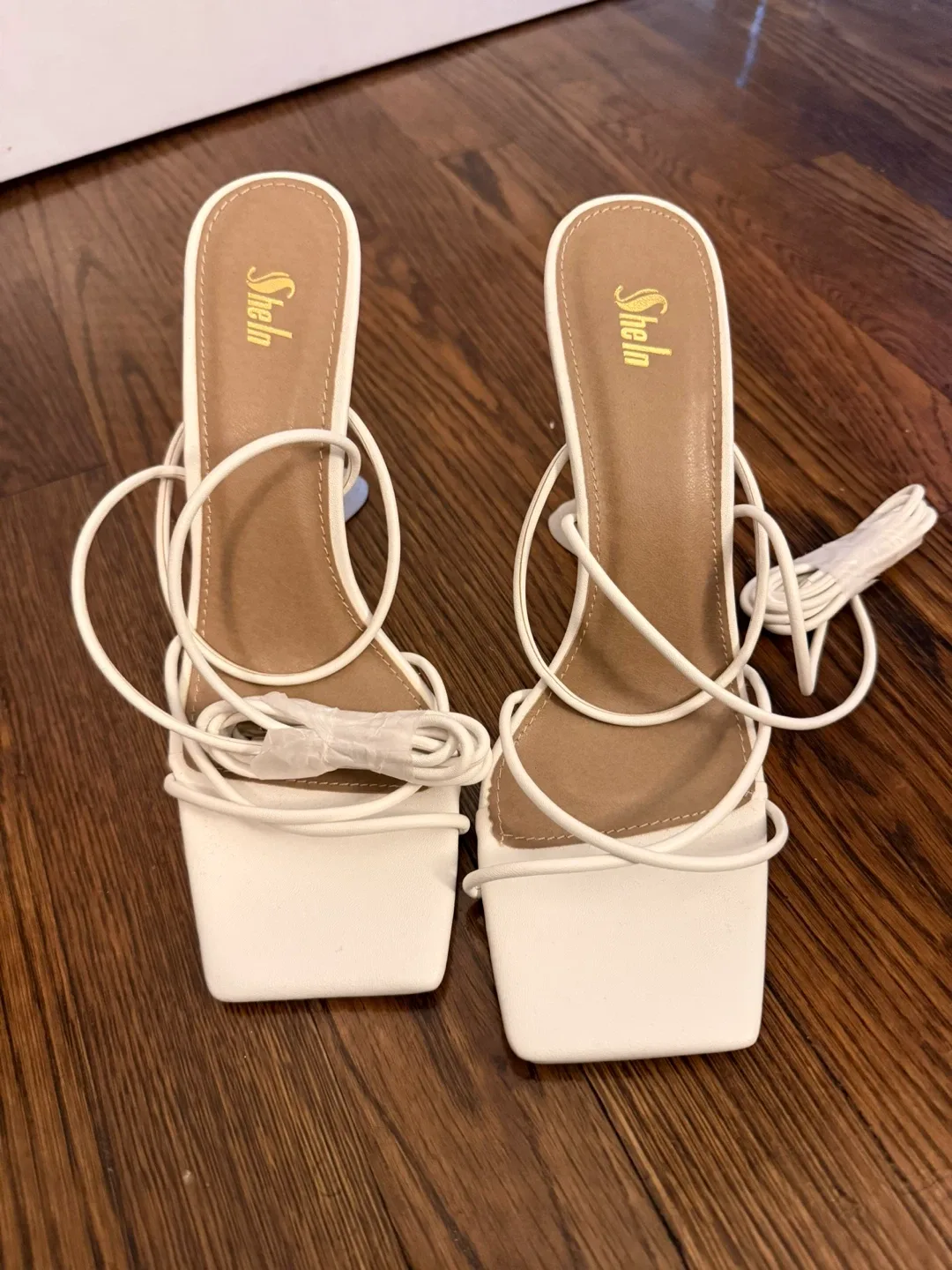 Shein White Heels, Size 9 thumbnail