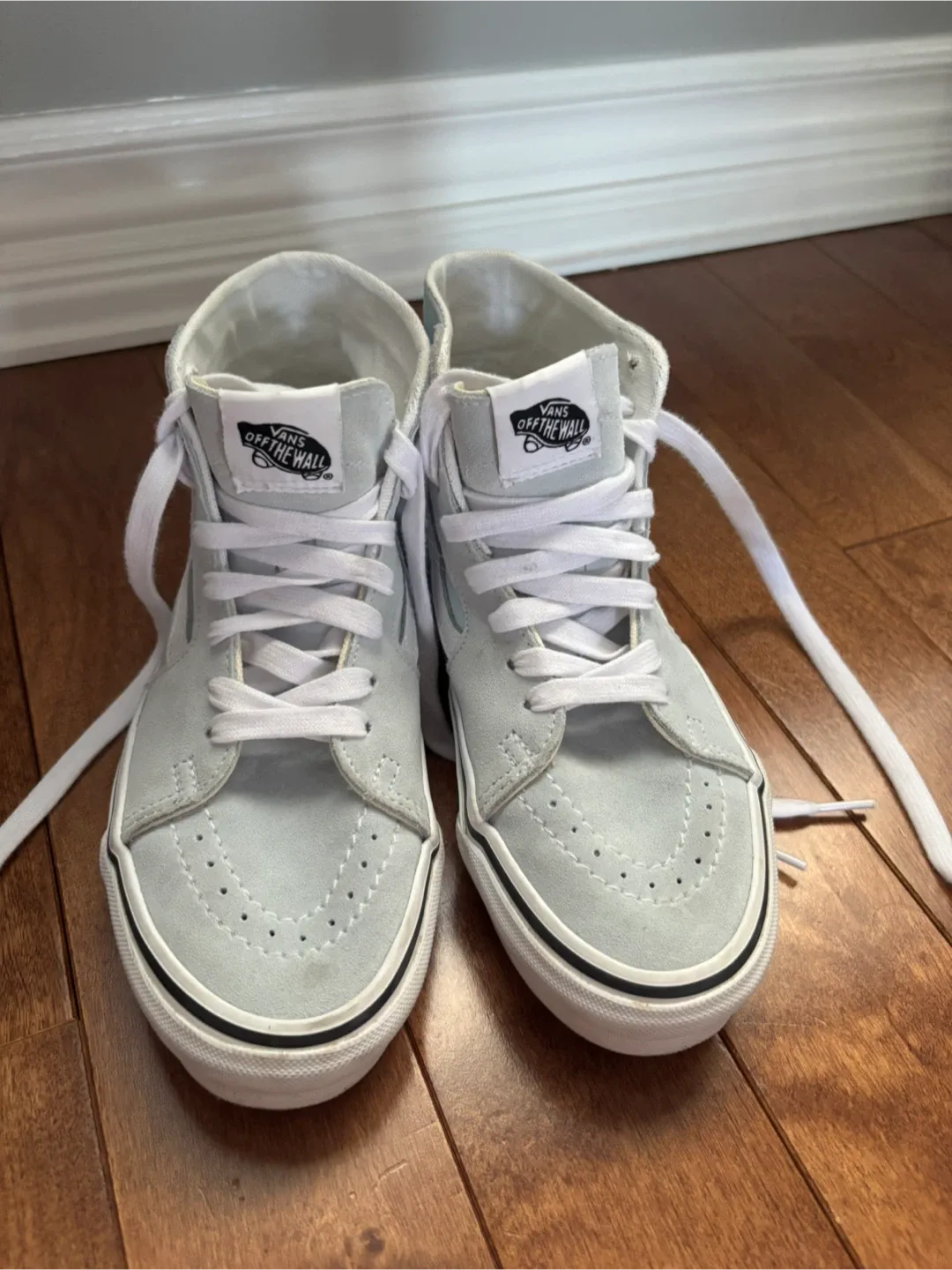 Vans Sk8-Hi White/Blue, Women's 6 image indicator(2)