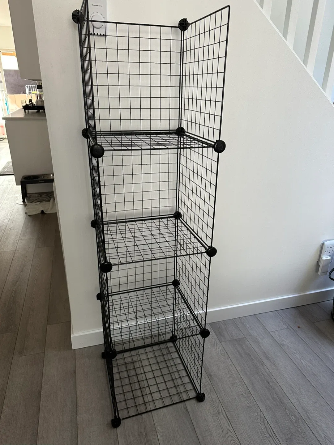 Black Wire Cube Shelf Organizer image indicator(2)