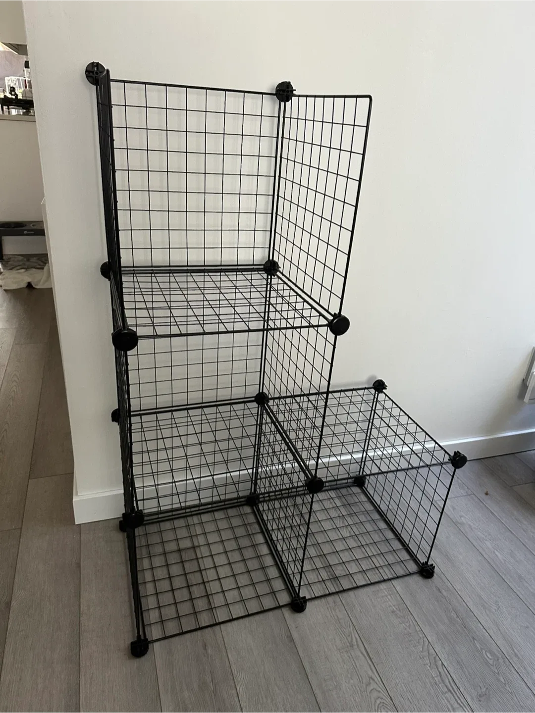 Black Wire Cube Shelf Organizer image indicator(3)