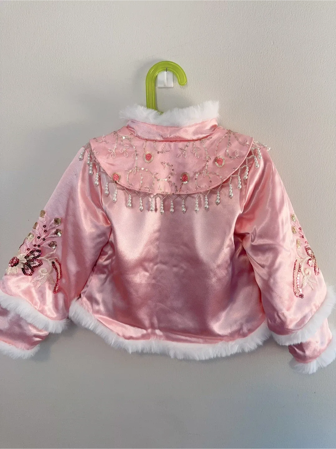 Pink Embroidered Kids' Costume Set Size 4-6T image indicator(4)