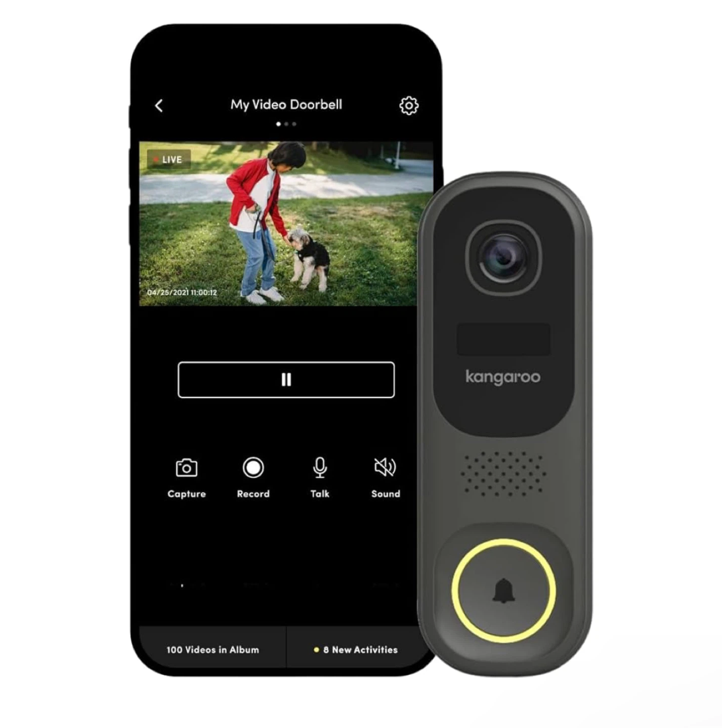 Kangaroo Video Doorbell + Chime