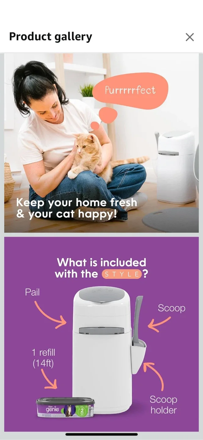 New Litter Genie Cat Litter Disposal System image indicator(5)