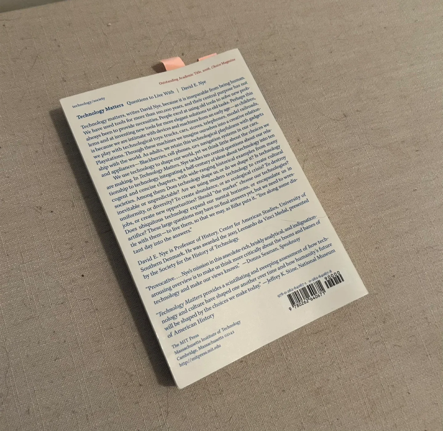 Technology Matters: Questions to Live With by David Nye image indicator(2)