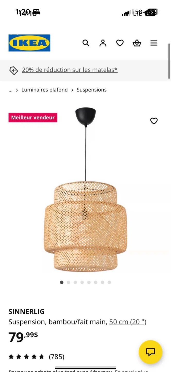 Ceiling IKEA lamp - photo 2