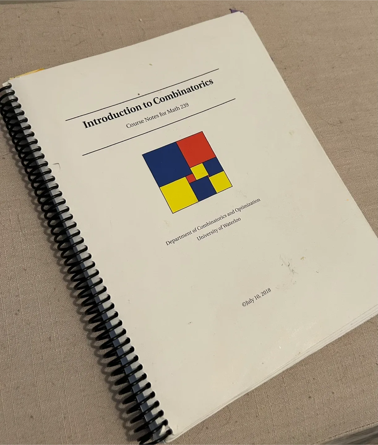 Assorted Uwaterloo Math Textbooks & Course Notes image indicator(4)