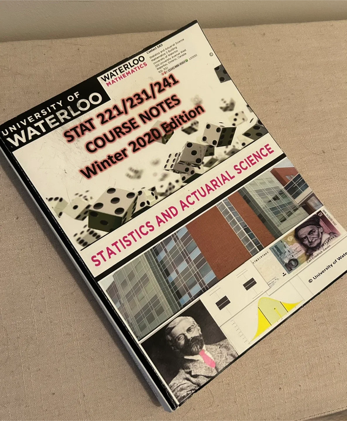 Assorted Uwaterloo Math Textbooks & Course Notes image indicator(6)