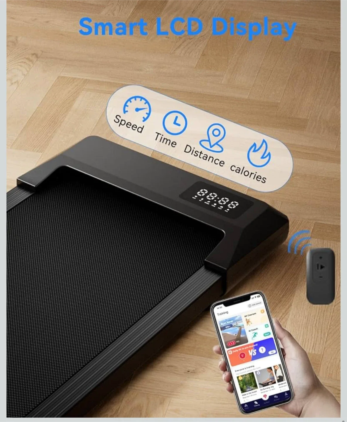 Folding Treadmill - Max 2.5HP & Lower Noise Motor image indicator(7)