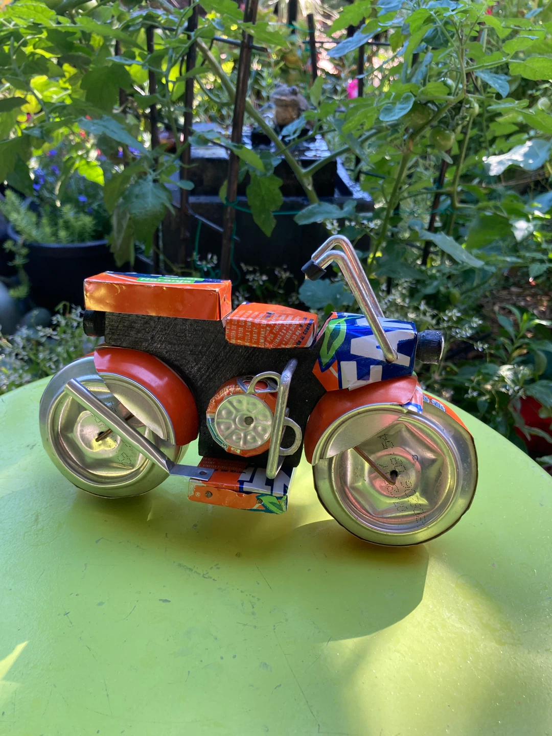 Handmade Can Motorcycle Art