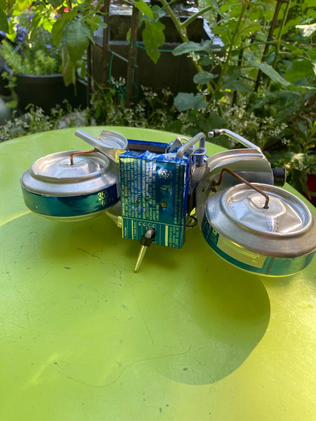 Handmade Soda Can Motorcycle Art image indicator(3)