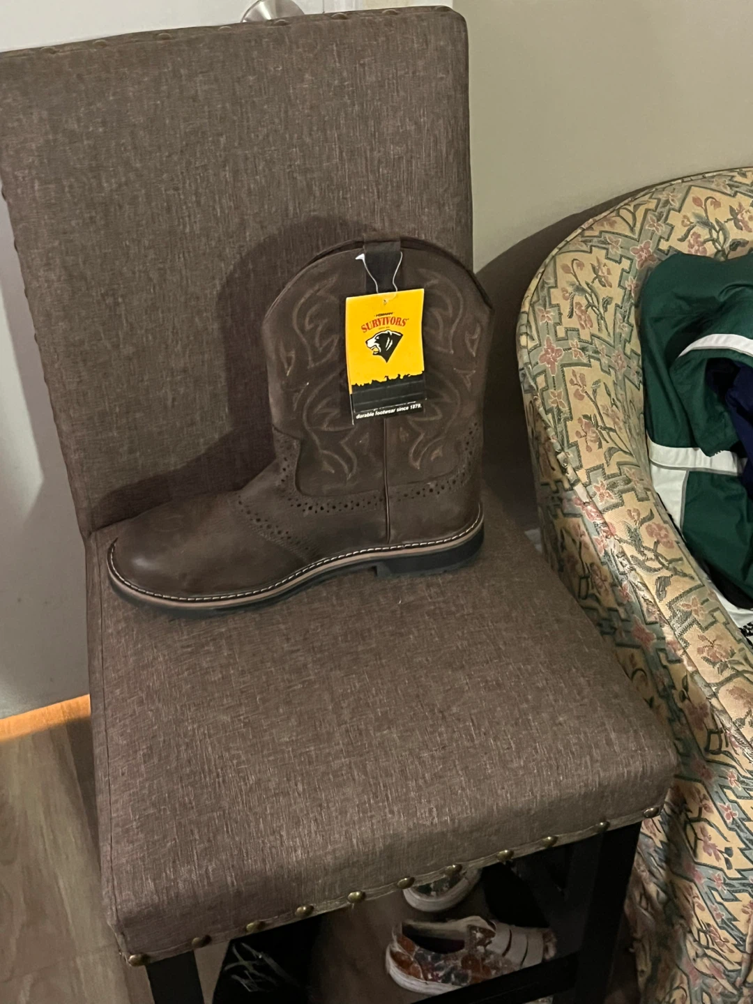 Survivors Brown Leather Cowboy Boots - photo 4