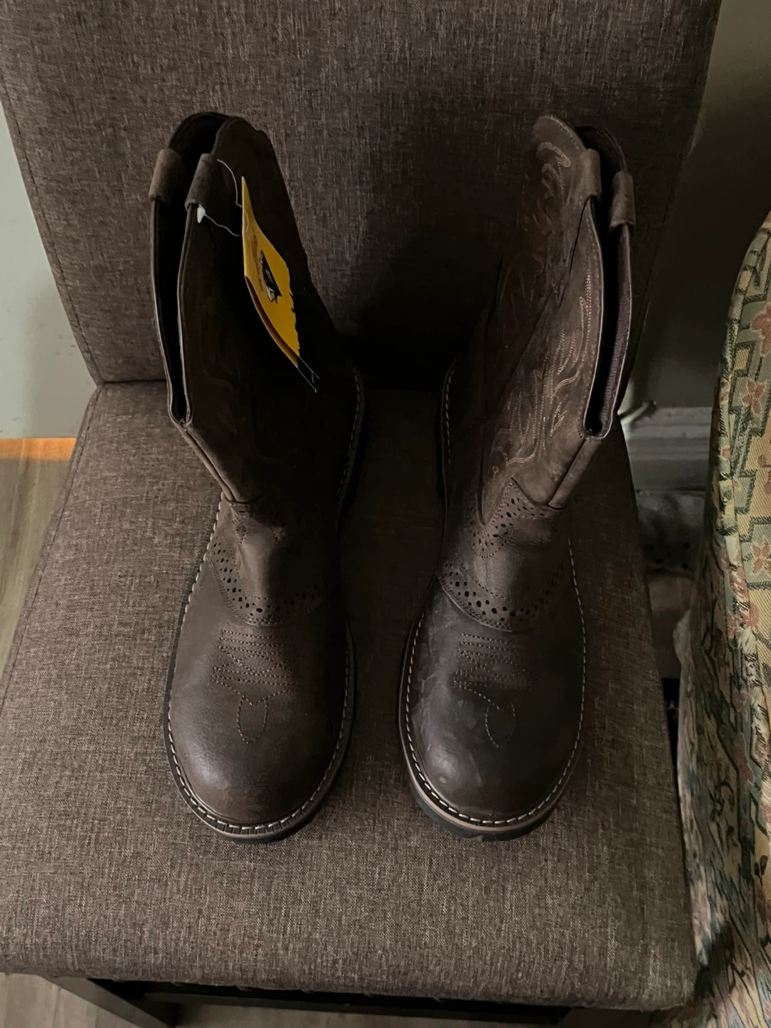 Survivors Brown Leather Cowboy Boots