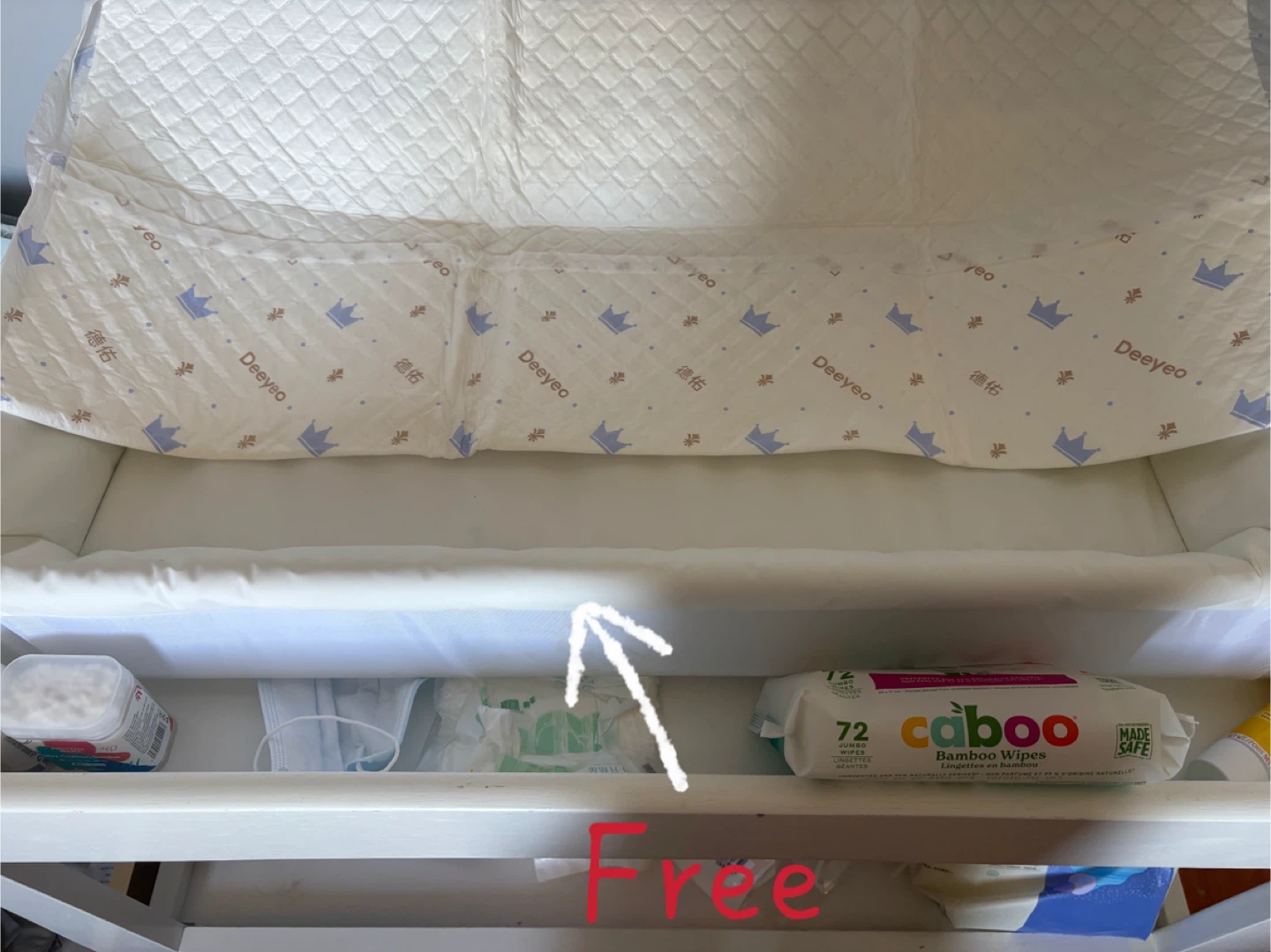 Solid Wood Baby Changing Table + Free Changing Pad - photo 2