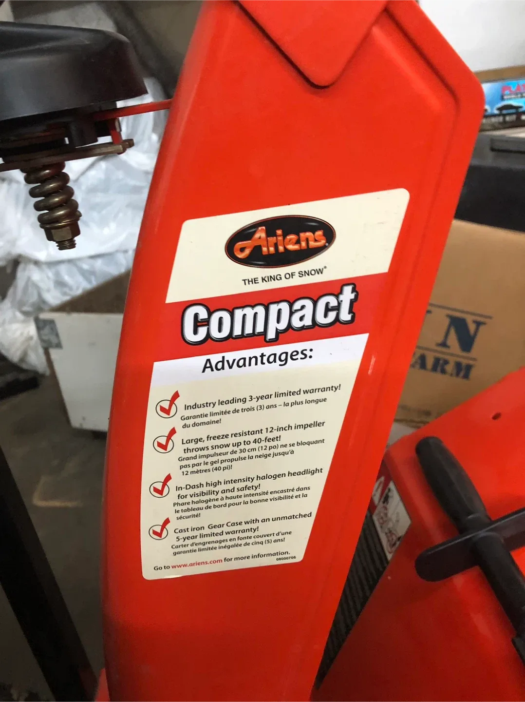 Ariens Compact 24 Snowblower image indicator(8)