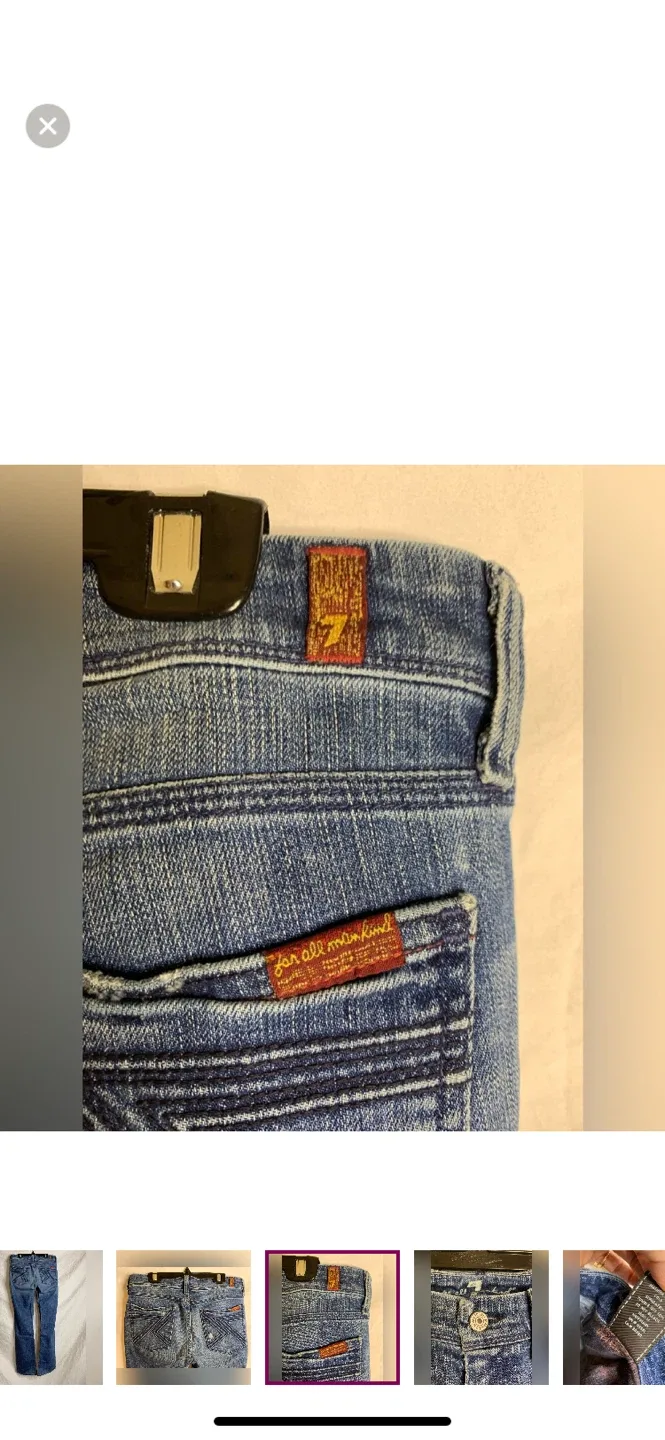 7 For All Mankind Flare Leg Jeans image indicator(5)