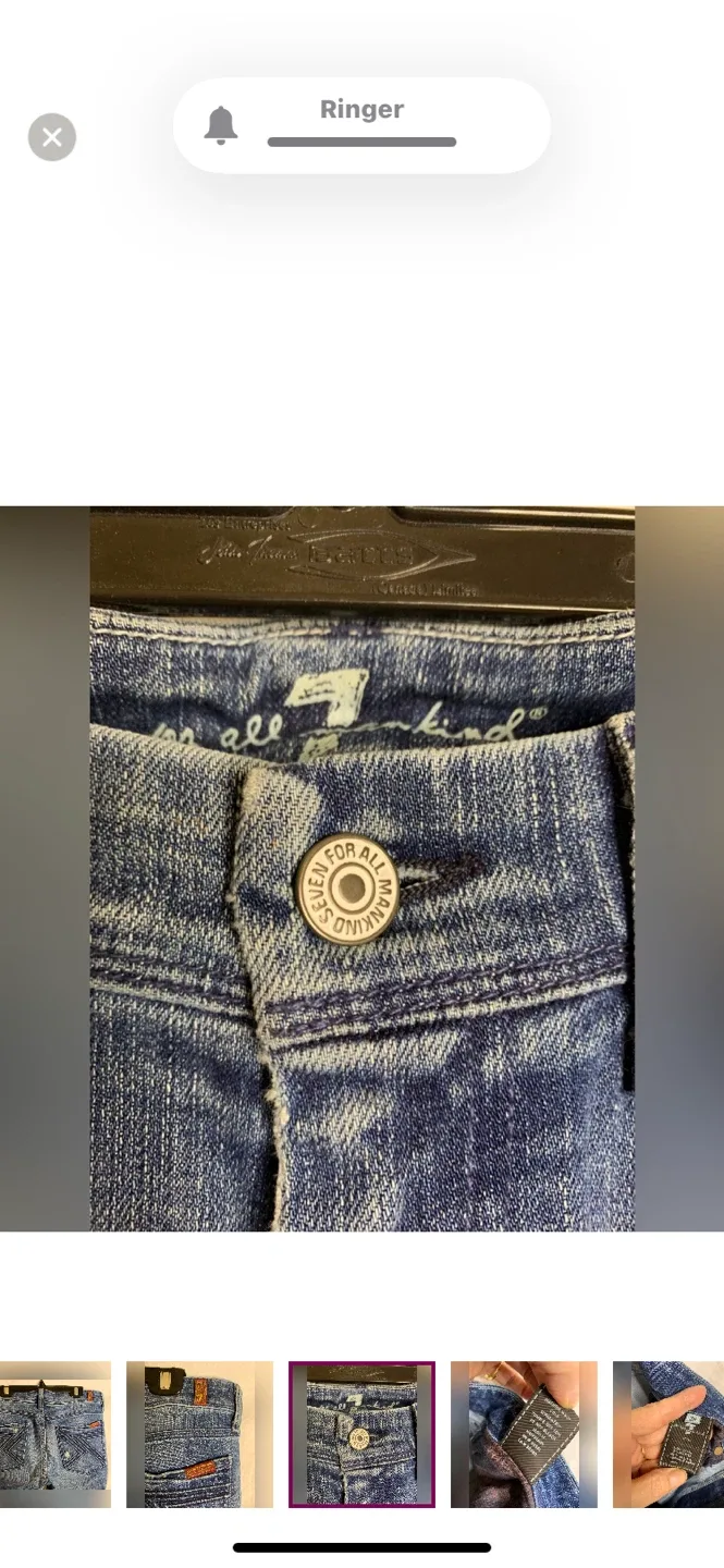 7 For All Mankind Flare Leg Jeans image indicator(6)