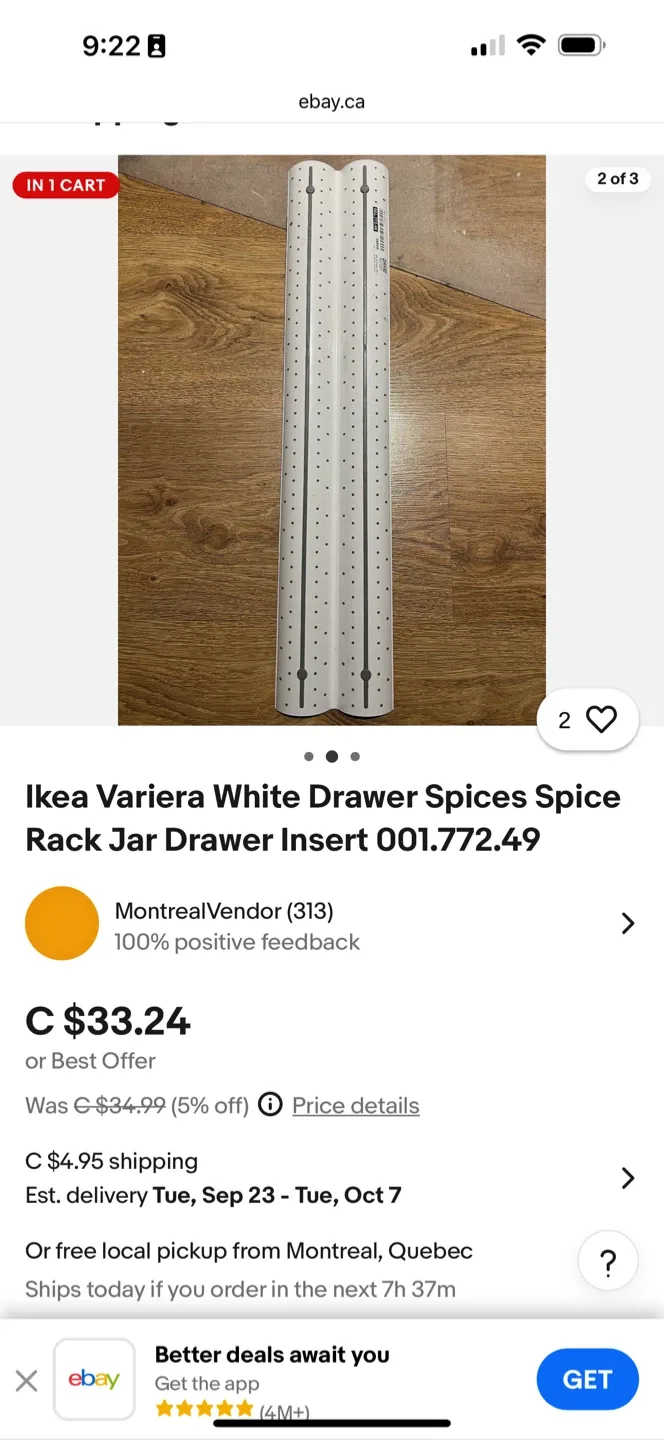 Trudeau Spice Bottles & IKEA Drawer Bottoms image indicator(7)