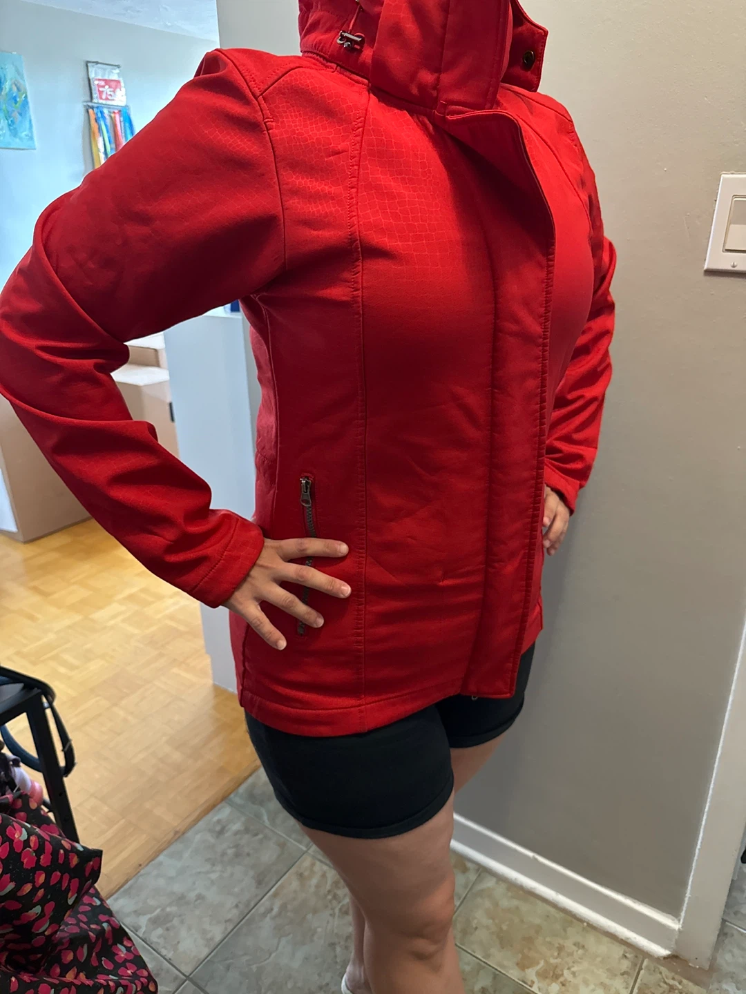 Vista Outerwear Red hooded jacket - photo 3