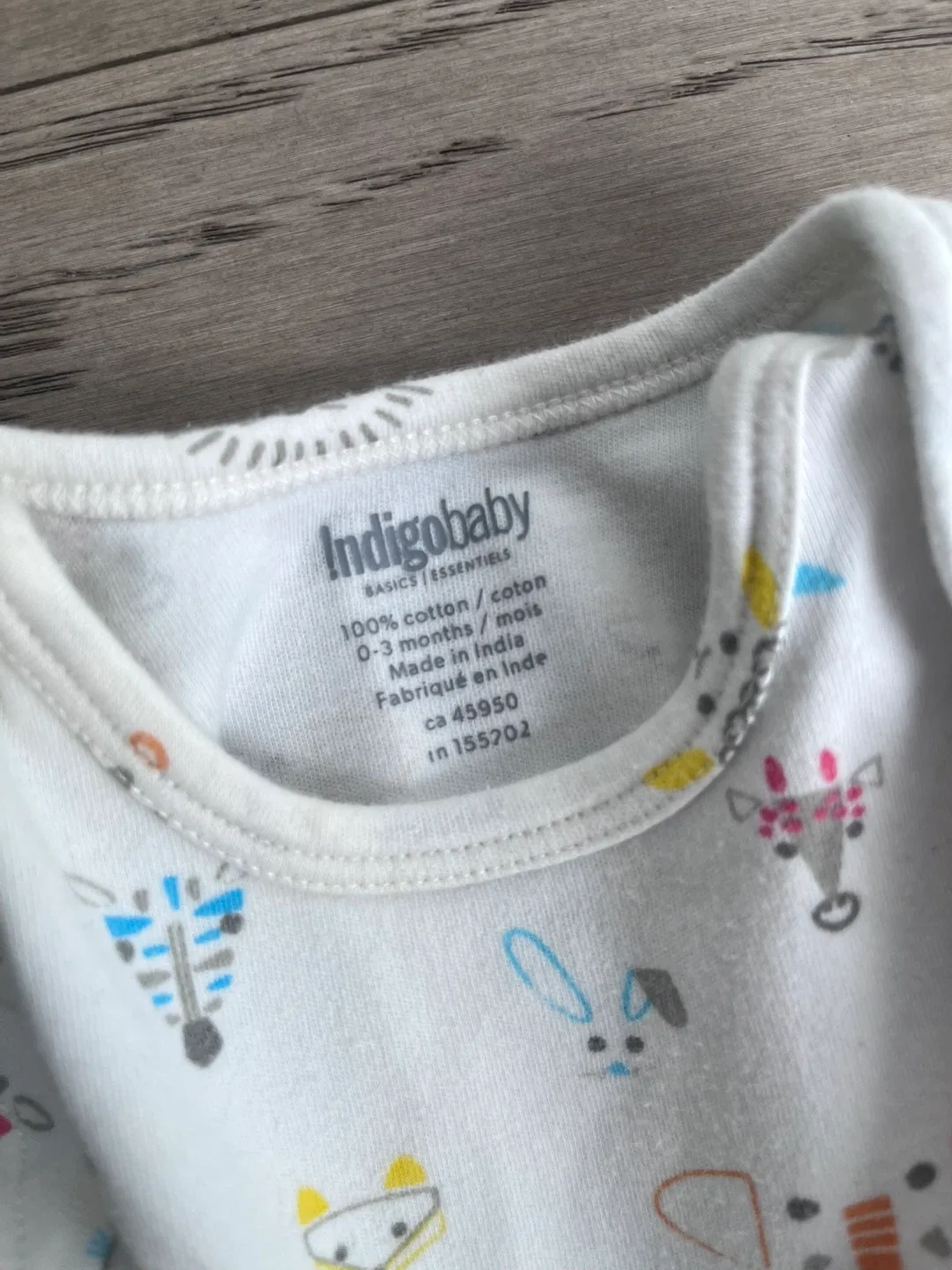 Indigo Baby Onesies - 0-3 Months - Set of 3 image indicator(2)