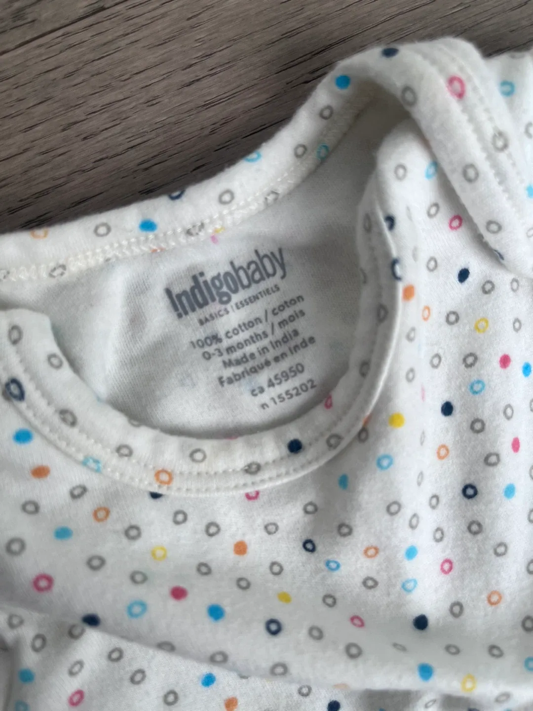 Indigo Baby Onesies - 0-3 Months - Set of 3 image indicator(3)