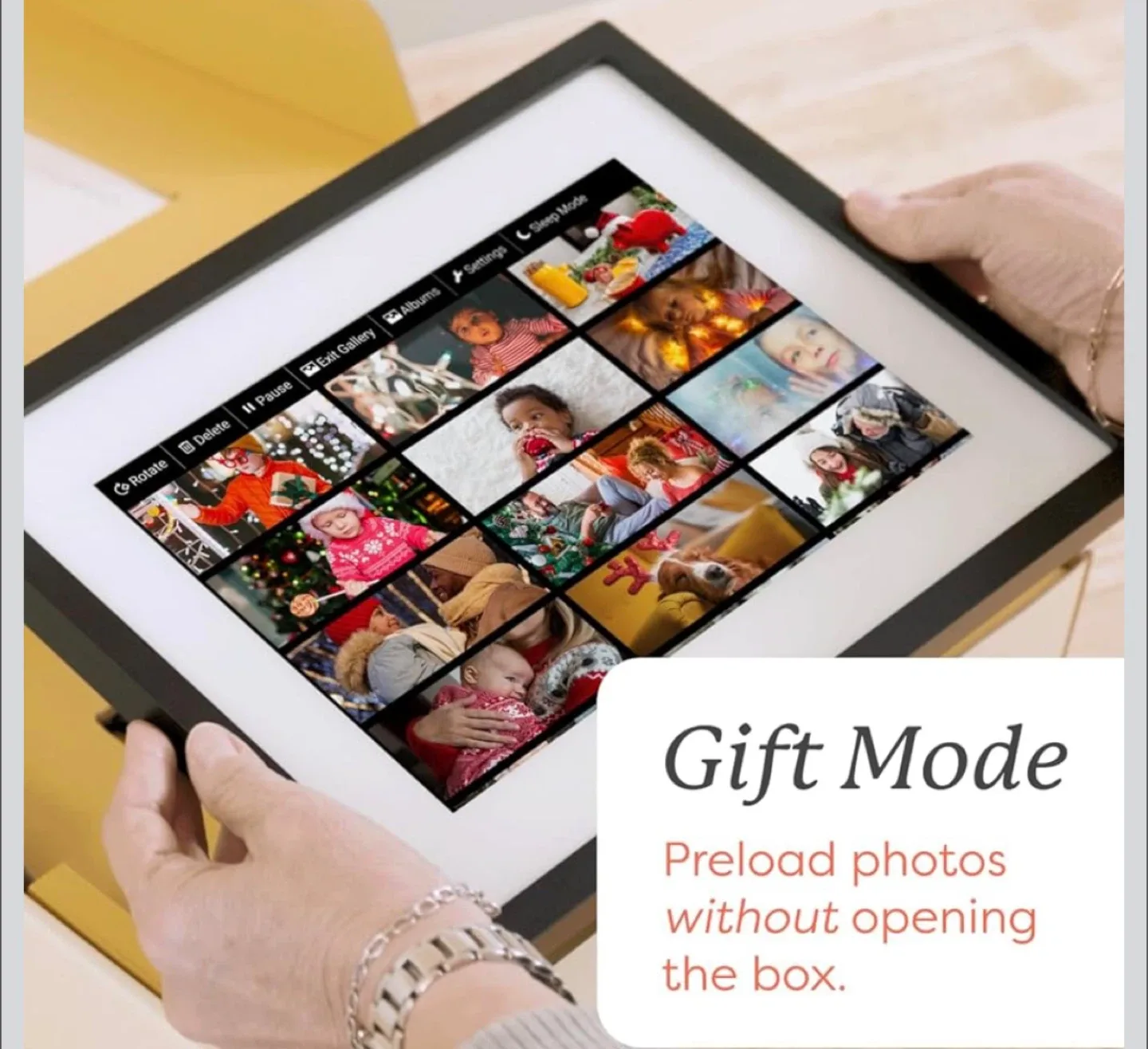 Skylight Frame Digital Photo Frame image indicator(2)