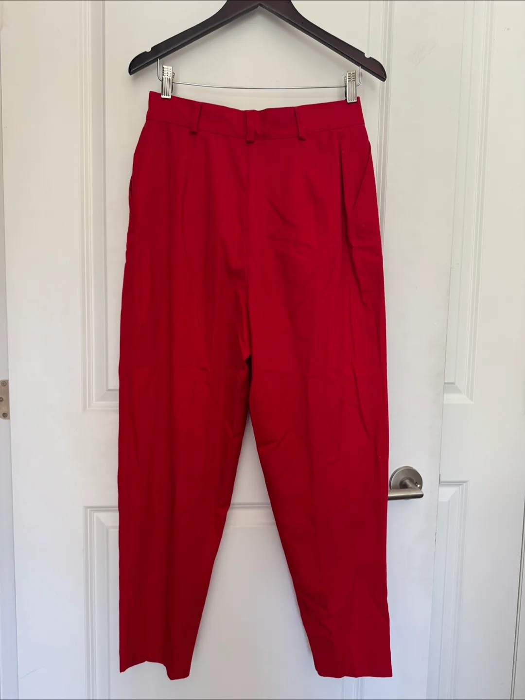 Vintage Red Trousers - Size 11 image indicator(4)