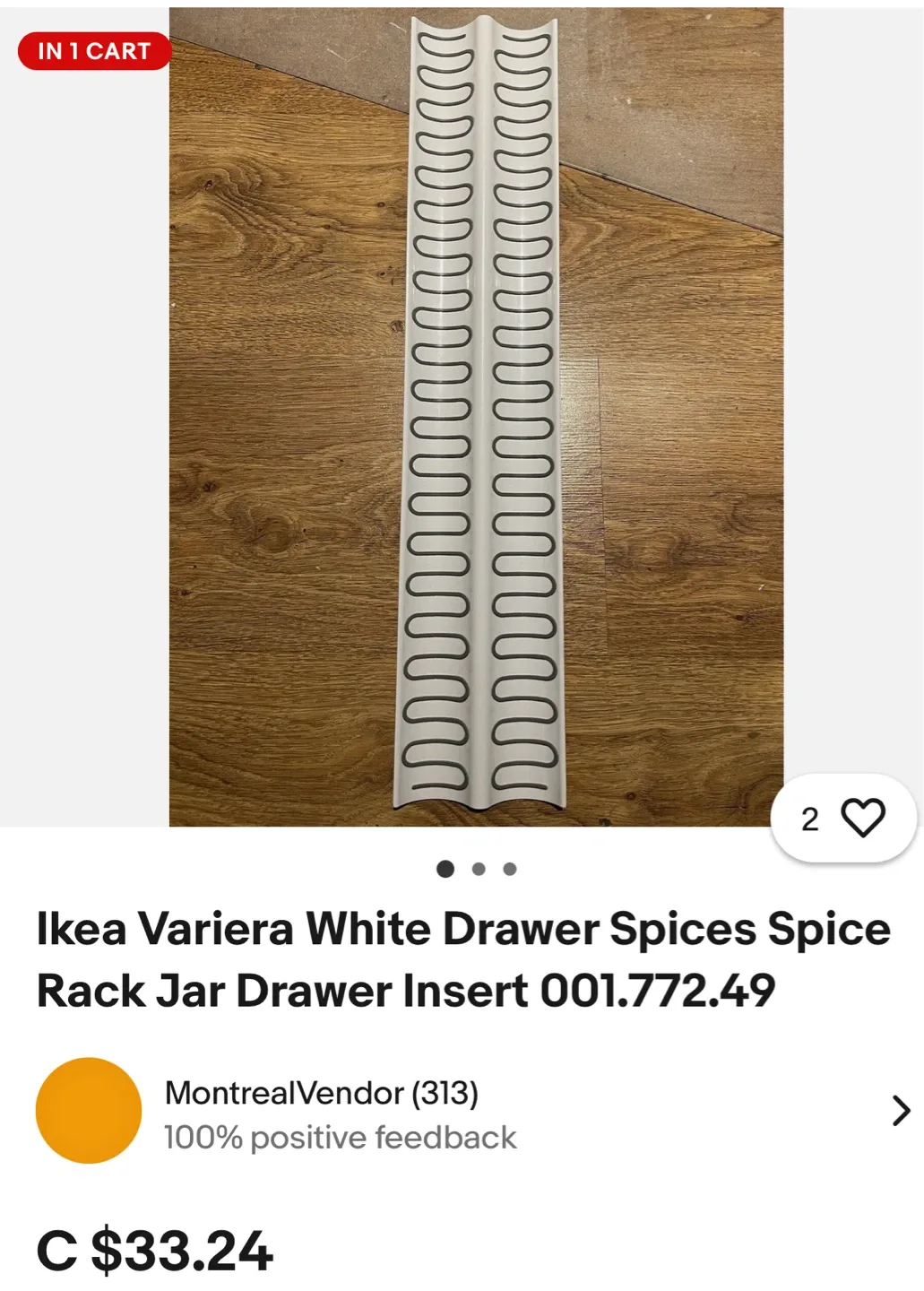 Trudeau Spice Bottles & IKEA Drawer Bottoms image indicator(6)