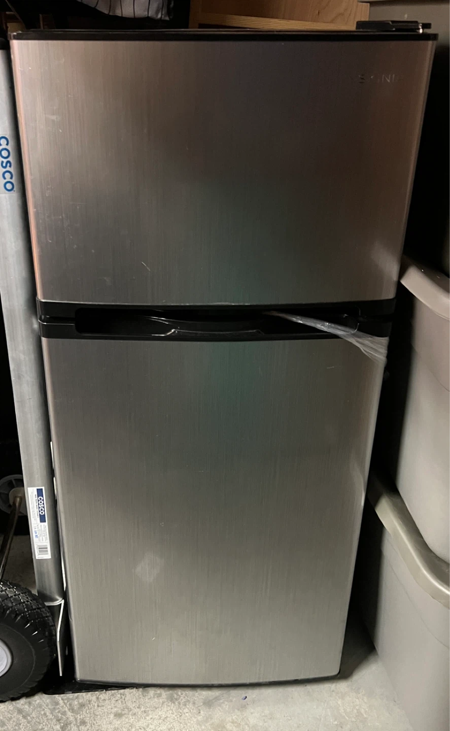 Insignia 4.3 Cu. Ft. Mini Fridge - Stainless Steel - photo 2