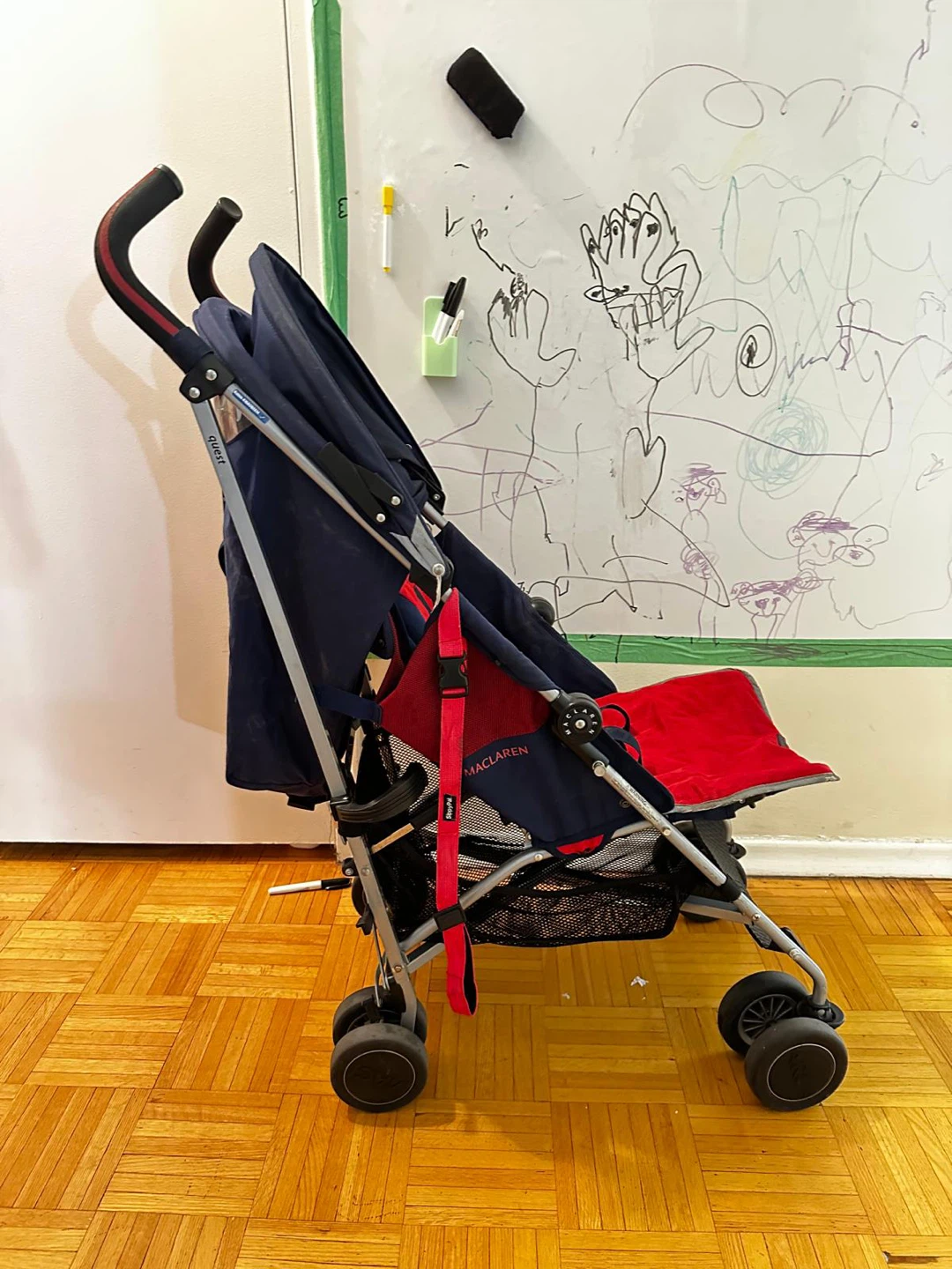 Maclaren Quest Stroller - Navy/Red - photo 3