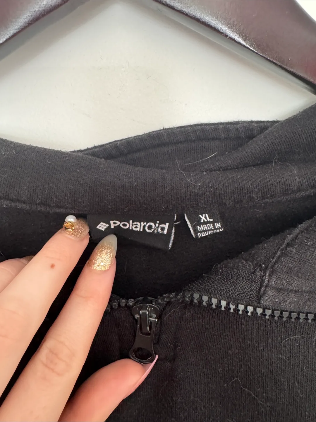 Polaroid Black Rainbow Stripe Crop Top - Size XL image indicator(2)