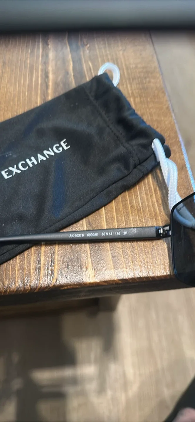 Armani Exchange Black Sunglasses AX 2097/S image indicator(4)