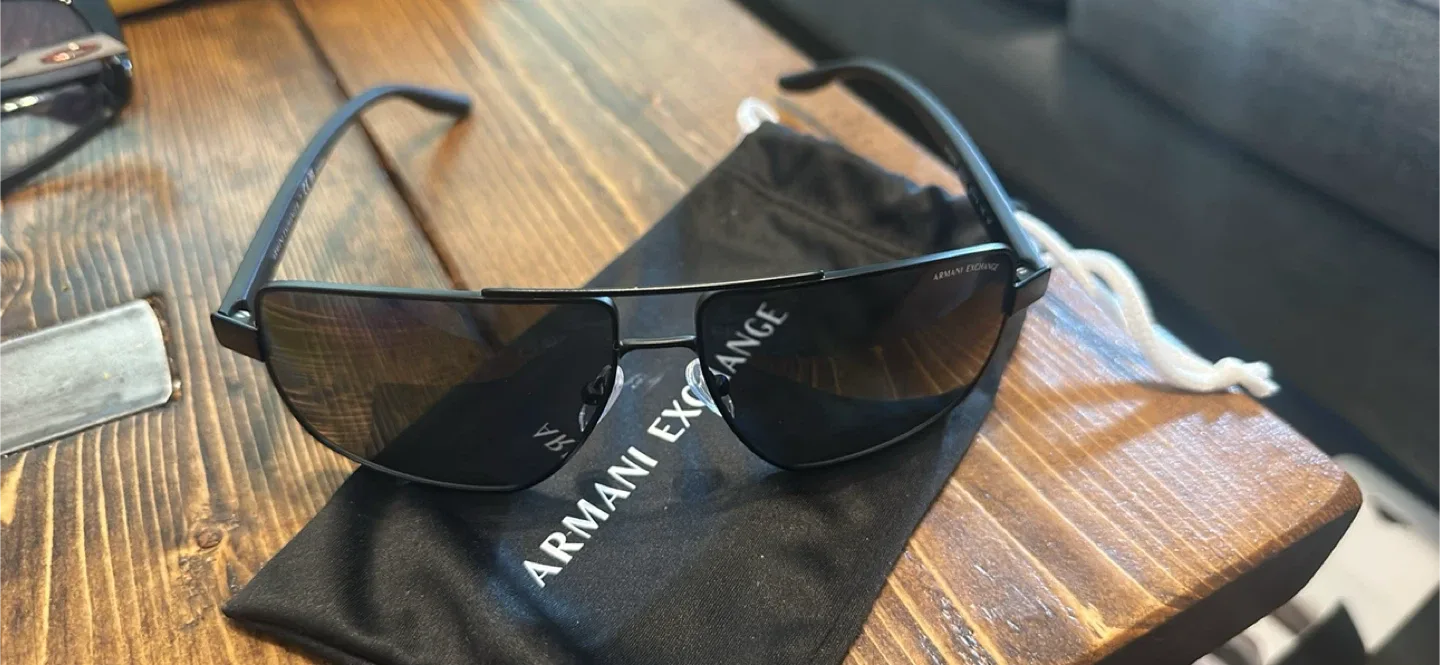 Armani Exchange Black Sunglasses AX 2097/S image indicator(5)