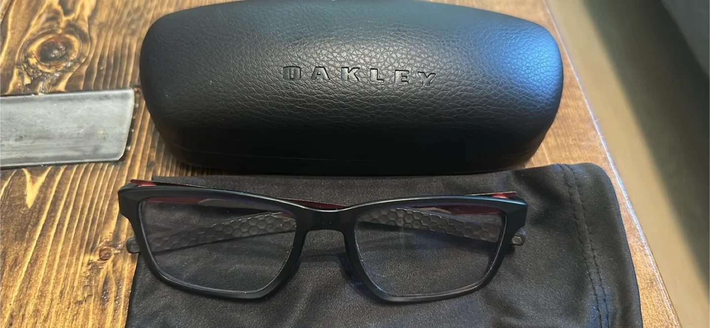 Oakley Metalink Eyeglasses - Black/Red thumbnail