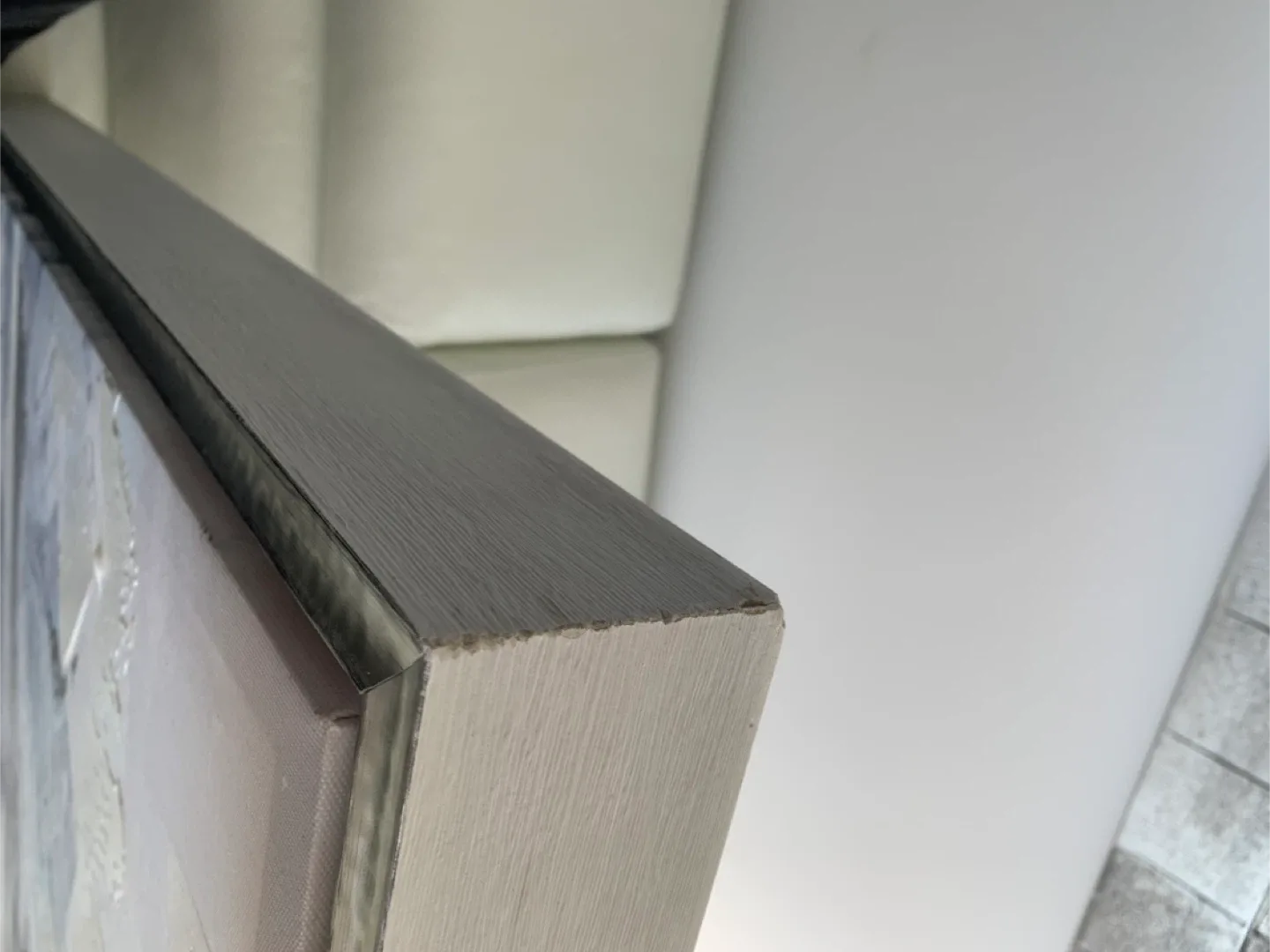 Lovely Large Wall Art Canvas - Wood Frame image indicator(5)