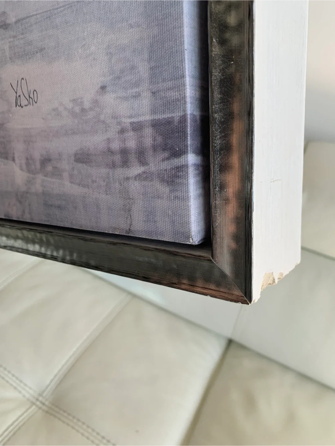 Lovely Large Wall Art Canvas - Wood Frame image indicator(7)