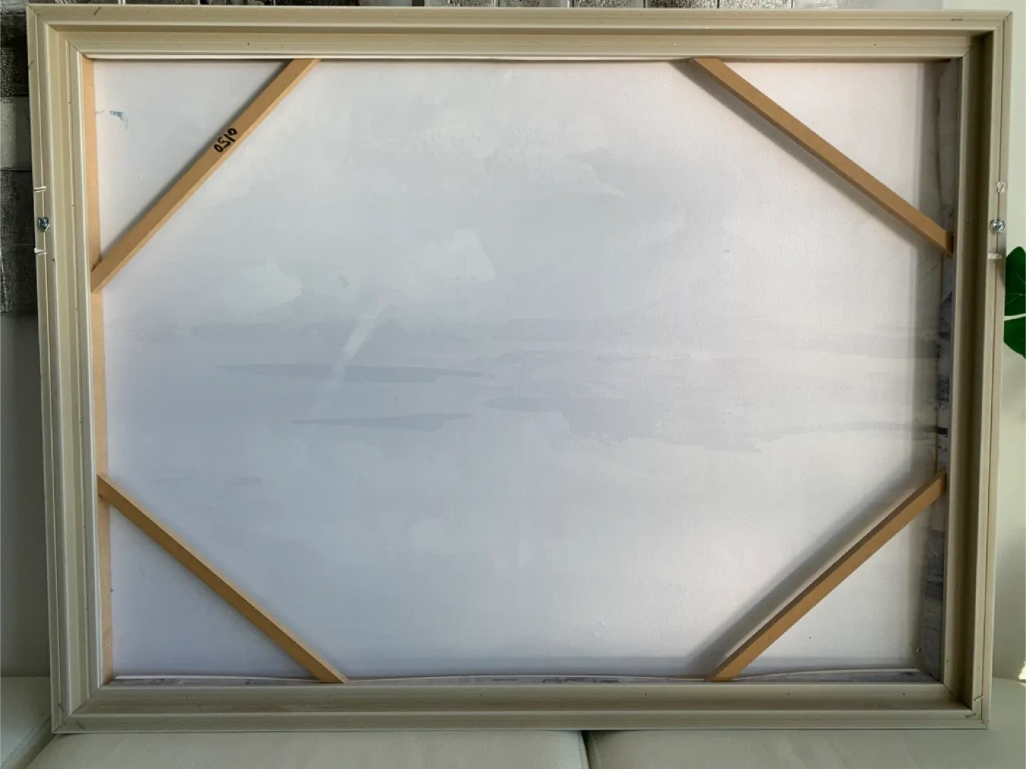 Lovely Large Wall Art Canvas - Wood Frame image indicator(3)