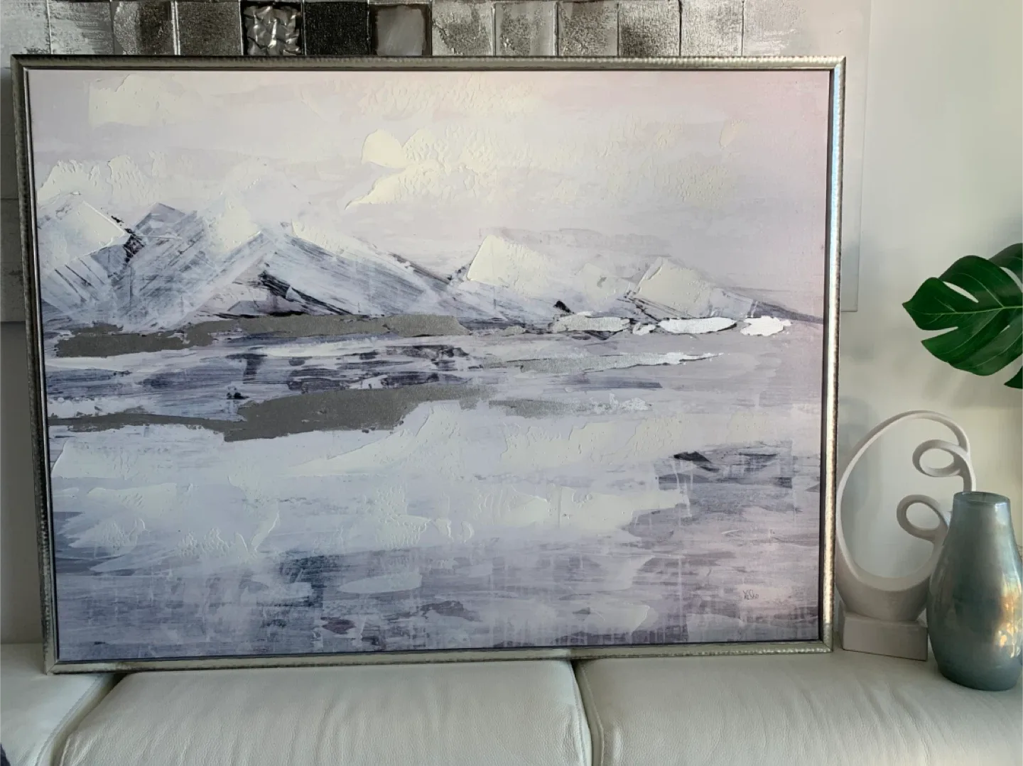 Lovely Large Wall Art Canvas - Wood Frame image indicator(2)